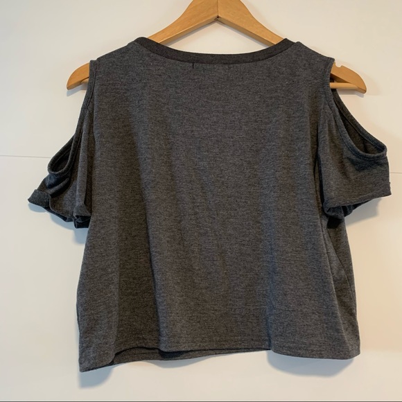 Mink Pink | Cold Shoulder Crop Top - Picture 5 of 7